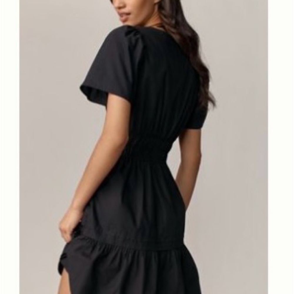 Anthropologie Black Mini Dress